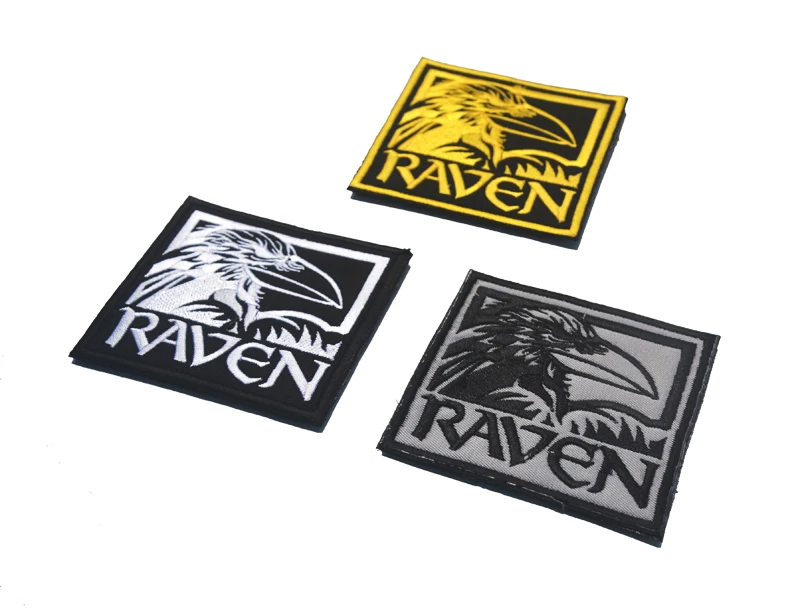 Parche de cuervo de ODIN, emblema vikingo bordado, mitología nórdica, Parche de Noruega para mochila - imagen 3