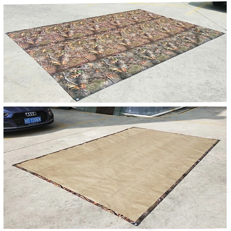 Lona de PE de camuflaje biónico, tela de sombra impermeable, dosel de jardín para exteriores, sombrilla, tienda de campaña, toldos de playa turísticos, refugio solar - imagen 5