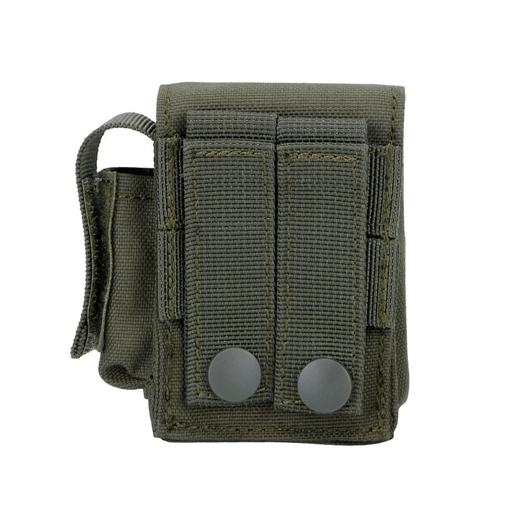 Bolsa táctica para cigarrillos con soporte para encendedor, bolsa MOLLE, bolsa de almacenamiento para Micro utilidad, accesorios para bolsa de caza y deportes al aire libre - imagen 3