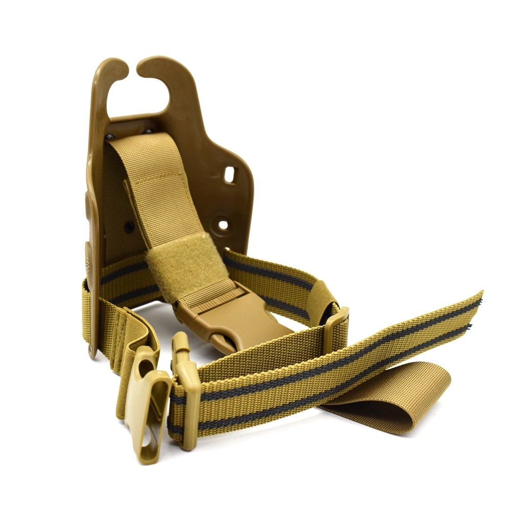 Plataforma de pierna de caída táctica Airsoft Pistols Thigh Leg Holster Paddle adaptador para Glock 17 19 M9 1911 P226 accesorios de caza - imagen 3