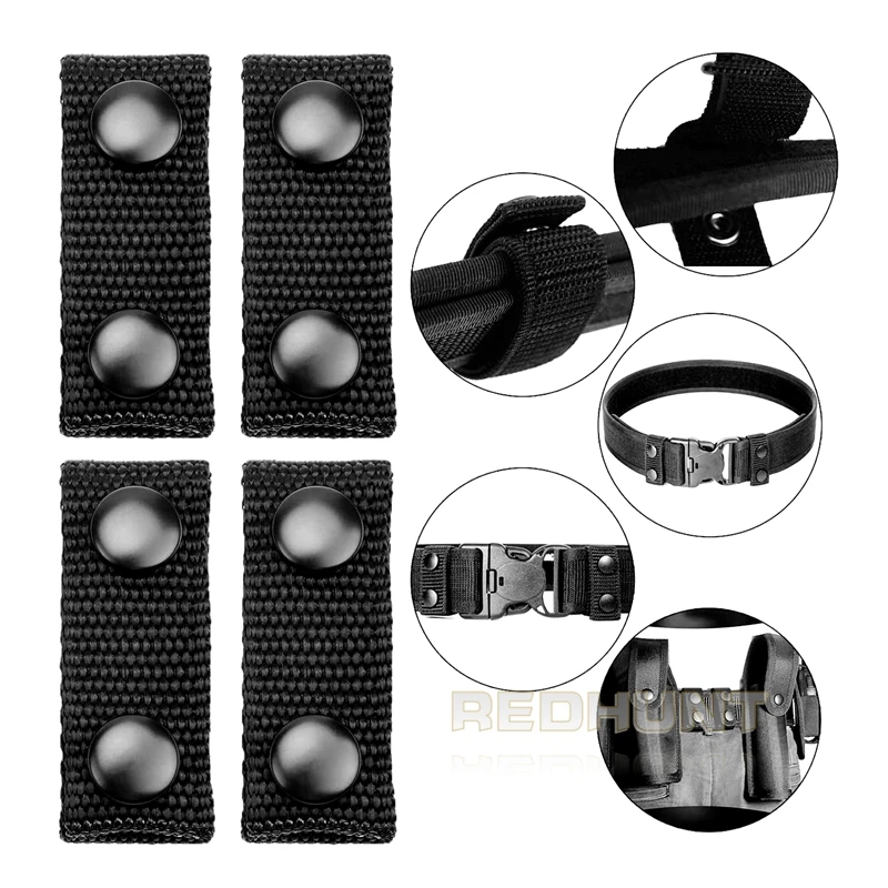 Cinturón de seguridad táctico con broches dobles para policía, accesorios de equipo militar, 2 ", 2,5" - imagen 4