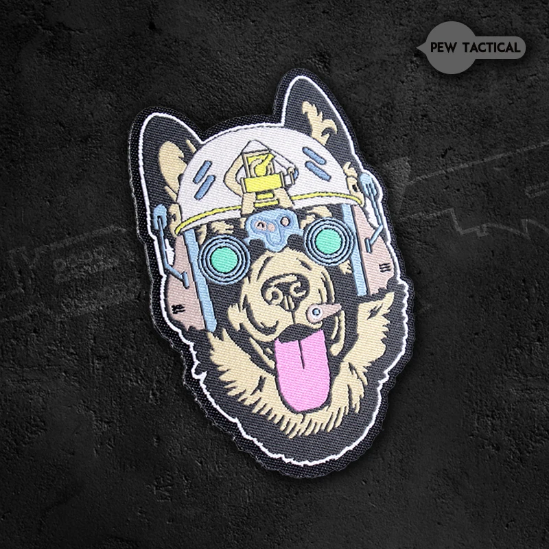 PEW-insignia táctica de pastor alemán K9, insignia táctica de personalidad para exteriores - imagen 3