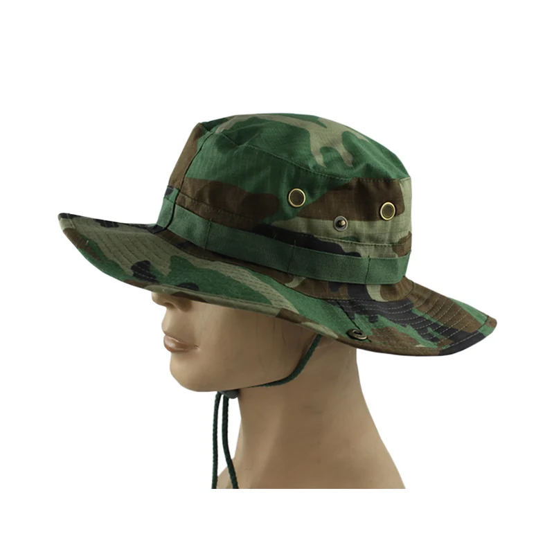 VULPO-Sombrero de camuflaje para deportes al aire libre, sombrero táctico Bonnie, sombrero de caza, sombrero de ala redonda, gorra de Camping al aire libre - imagen 2