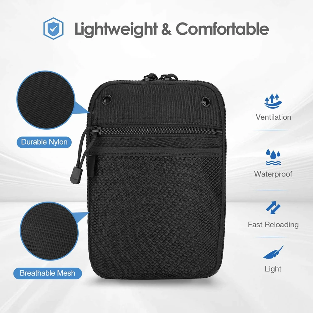 Bolsa de pistola táctica oculta, bolsa de transporte Universal, funda de pistola portátil, funda de protección militar, bolsillo en la cintura - imagen 5