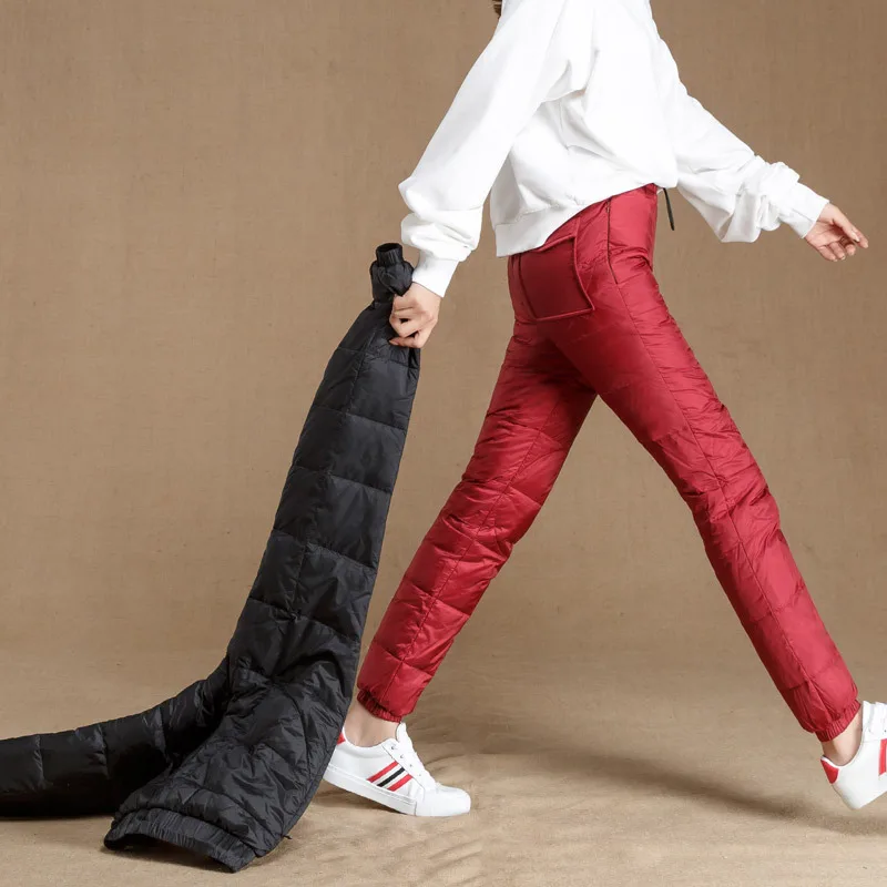 Pantalones de invierno para hombre y mujer, Pantalón de algodón perlado, impermeable, a prueba de viento, grueso, cálido, para senderismo y acampada, talla grande 5XL - imagen 3