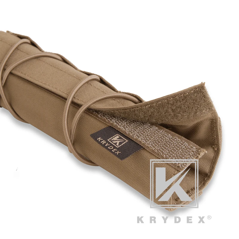 KRYDEX-funda protectora de silenciador táctico, accesorio Protector de silenciador de nailon para Surefire FA762K, 18CM - imagen 3
