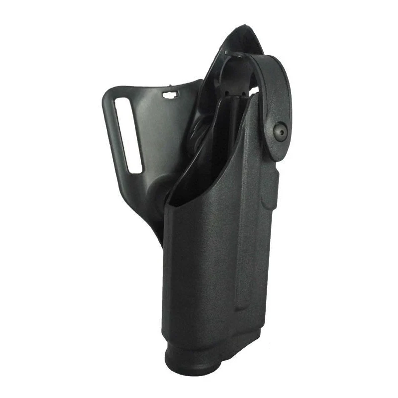 Pistolera militar táctica Airsoft Glock 17 19 22 23 31 32, funda de cinturón, rodamiento de linterna, funda de transporte para pistola de mano derecha - imagen 3