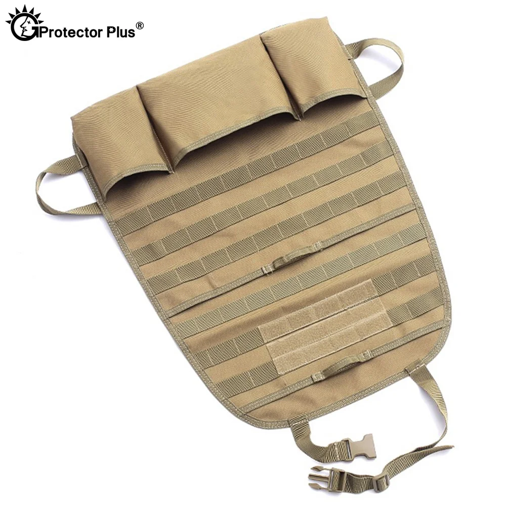 PROTECTOR PLUS Bolsa trasera Universal para asiento de coche, organizador táctico Molle para asiento de coche, almacenamiento, organizador de asiento de nailon, Protector para caza automática - imagen 3