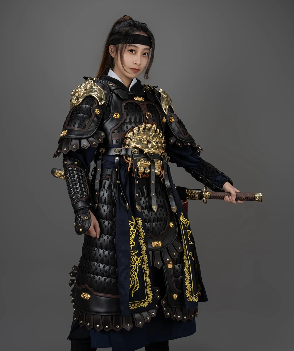 Zhajia-armadura táctica de los generales chinos, armadura de la canción y la dinastía Ming, puede ser usada por hombres y mujeres, estilo chino - imagen 4