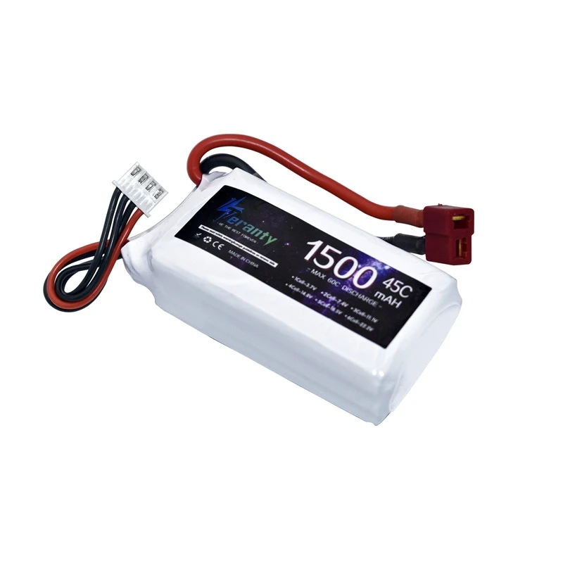 Batería LiPo 3S 11,1 v 1500mAh 45c para coche Rc, barco, helicóptero, avión 11,1 v, batería recargable T/XT60/JST, enchufe para WLtoys V950 - imagen 4
