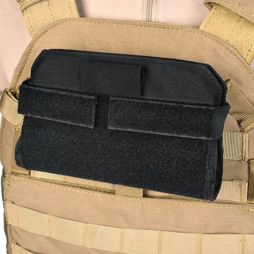 Soporte táctico MOLLE para Mapa de teléfono, bolsa de transporte, placa de chaleco, Panel frontal, cinturón, paquete Stiky EDC, accesorios de caza de nailon - imagen 3