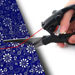 Tijeras de corte recto con guía láser para tela ripstop y costura profesional