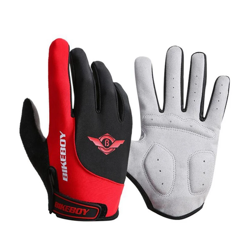 Guantes de Ciclismo de dedo completo, antideslizantes, a prueba de sol, transpirables, a prueba de golpes, para motocicleta - imagen 2