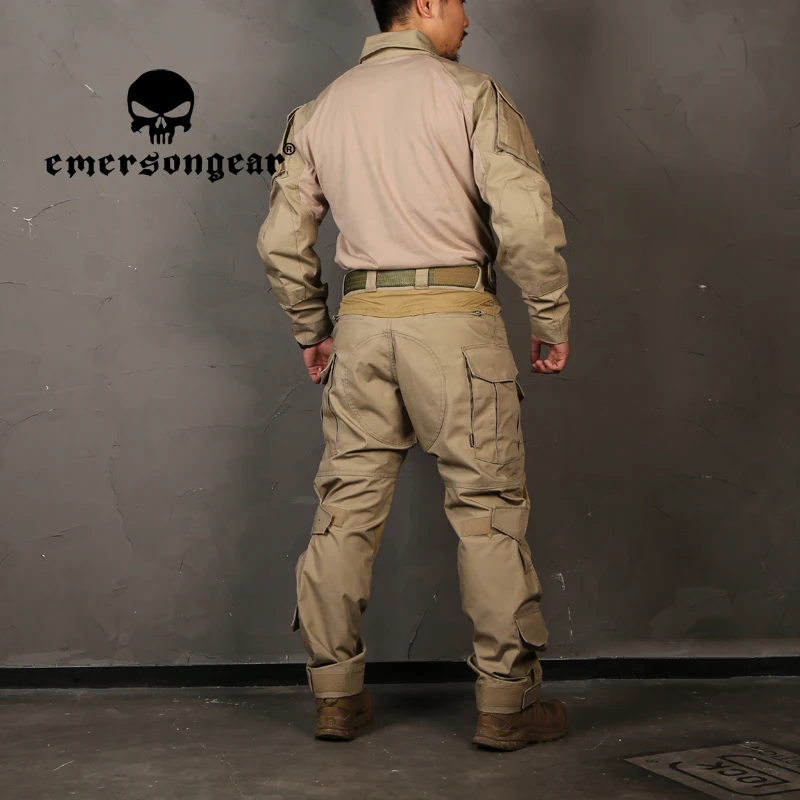 Emersongear-camisas tácticas de combate G3 para hombre, conjunto de uniforme de asalto de Paintball, ropa de entrenamiento, Tops, Airsoft, deportes, senderismo - imagen 4
