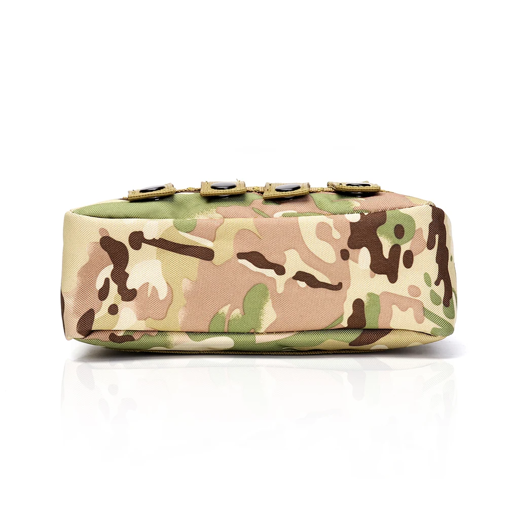 Bolsa de almacenamiento de sistema táctico Molle para acampar, accesorios de caza, herramienta EDC militar, bolsa de cintura, bolsa de ejército al aire libre, funda Molle Multicam - imagen 4