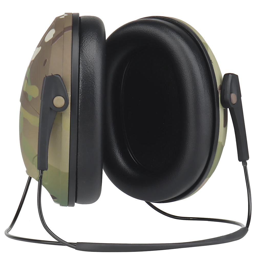 Tirador táctico IPSC montado en la parte trasera, auriculares con reducción de ruido, Protector de oreja, orejera, Tiro Militar, accesorios de Paintball - imagen 3