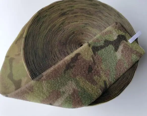 Pasta de correas de bucle de camuflaje de 10cm de ancho X1M de longitud, tela DIY en la superficie rugosa - imagen 3