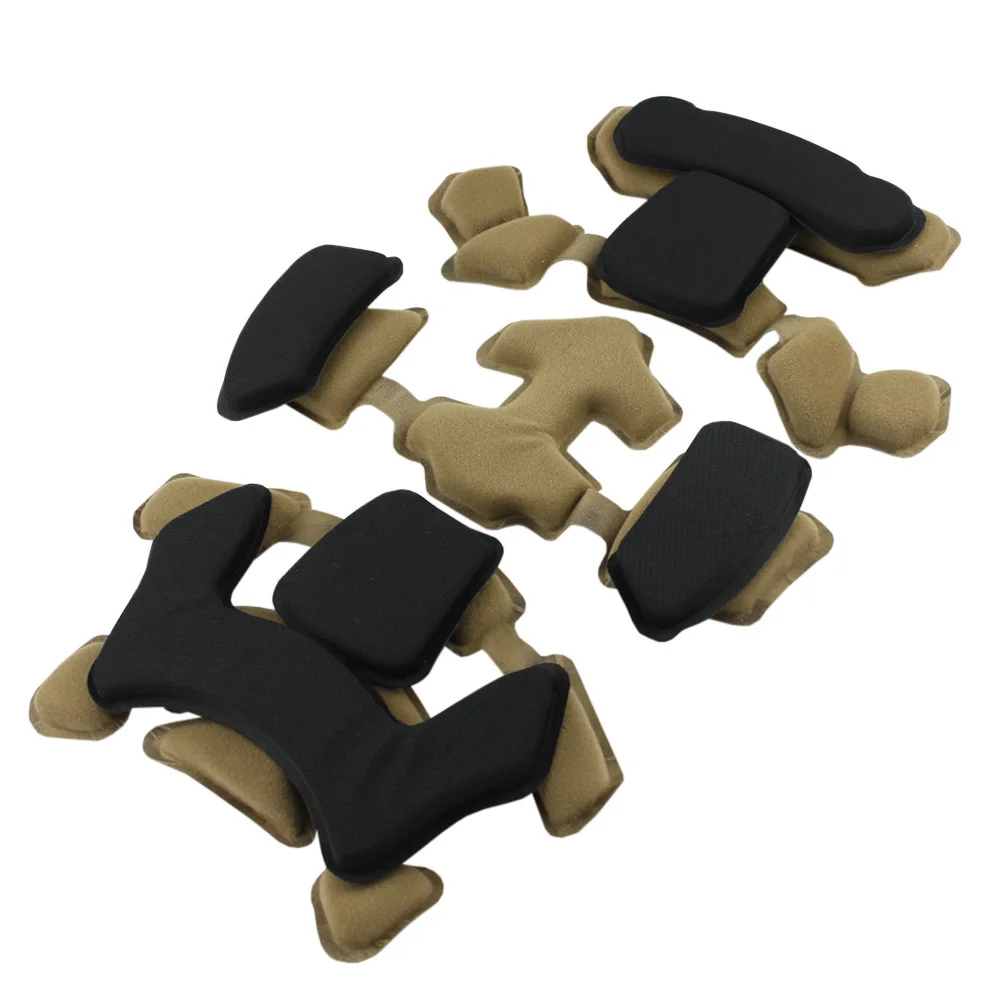 Almohadilla de espuma de memoria para casco táctico VULPO Airsoft, almohadilla protectora interna para casco MICH ACH MTEK, accesorios para casco - imagen 3