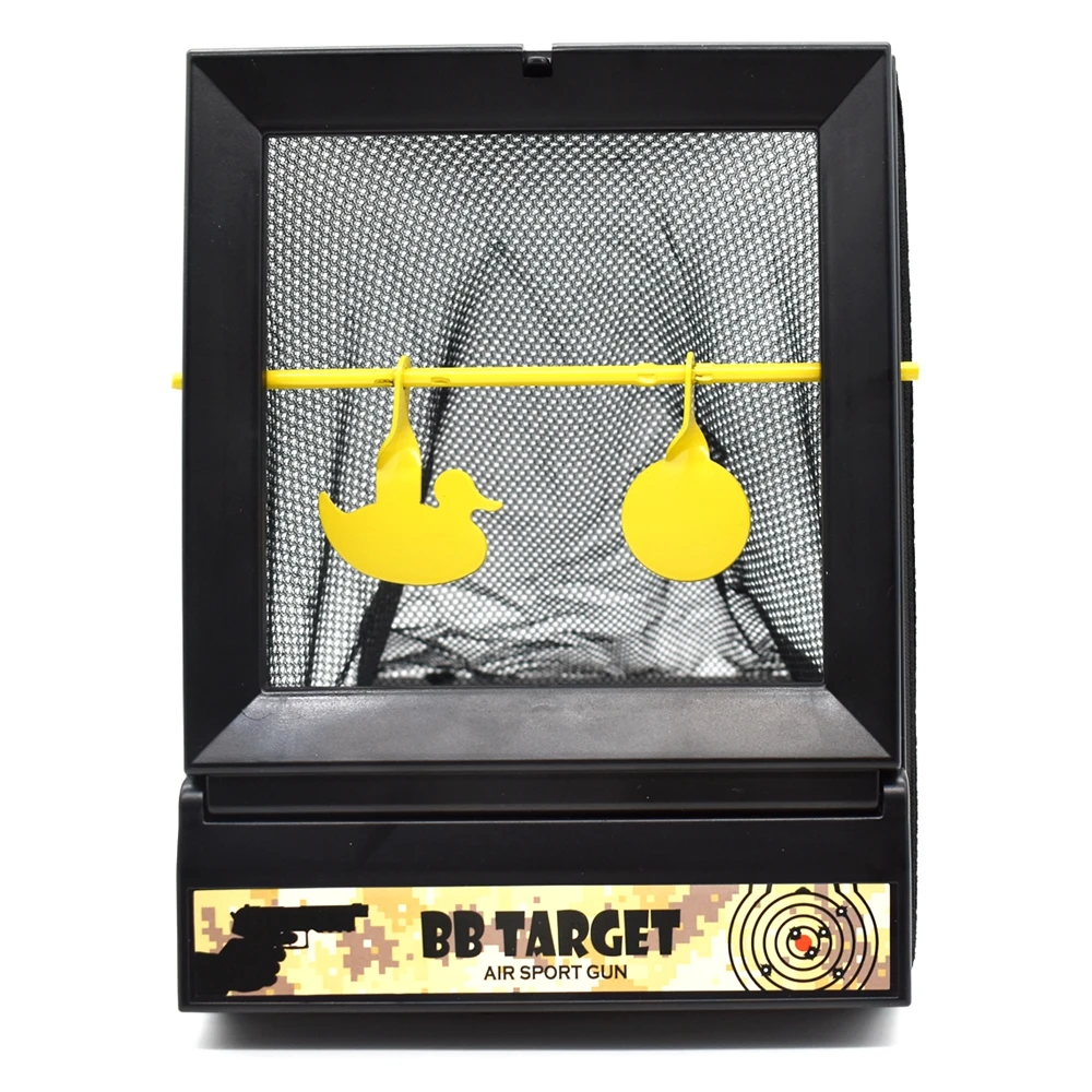 Objetivo de seguimiento de Tiro Táctico Airsoft, objetivo de Reajuste automático con trampa de Pellet para pistola BB/bala de plástico para Paintball - imagen 3