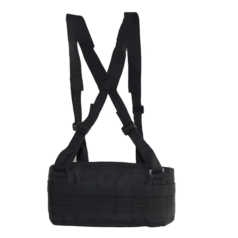 Cinturón táctico acolchado Multicam 1000D para exteriores, cinturón Molle de nailon, Airsoft, ejército, caza, combate, soporte de cintura, equipo militar