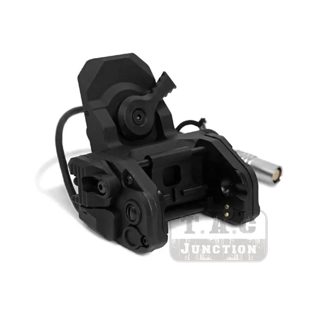 Función CNC GSGM DPAM NVG montaje con 4 orificios cubierta de casco para ANVIS visión nocturna negro - imagen 5