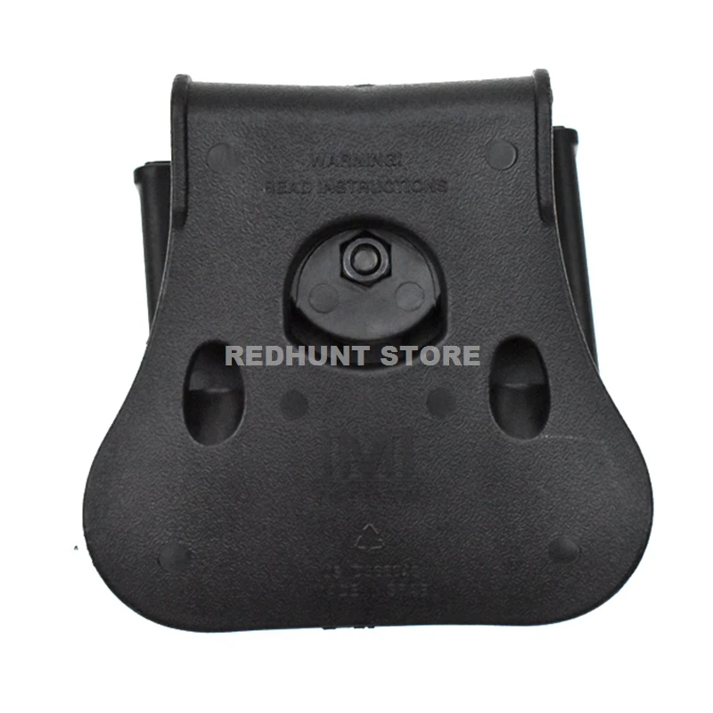 Hutning-Soporte táctico doble para revistas Colt 1911 IMI, bolsa Mag de doble paleta para Paintball - imagen 3