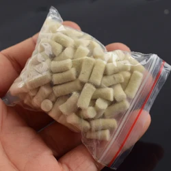 Kit de limpieza de calibre de bolas de algodón, 100 Uds., para barril de esclusa de aire de 4,50mm, 5,50mm y 6,35mm, herramientas de limpieza de eliminación de plomo