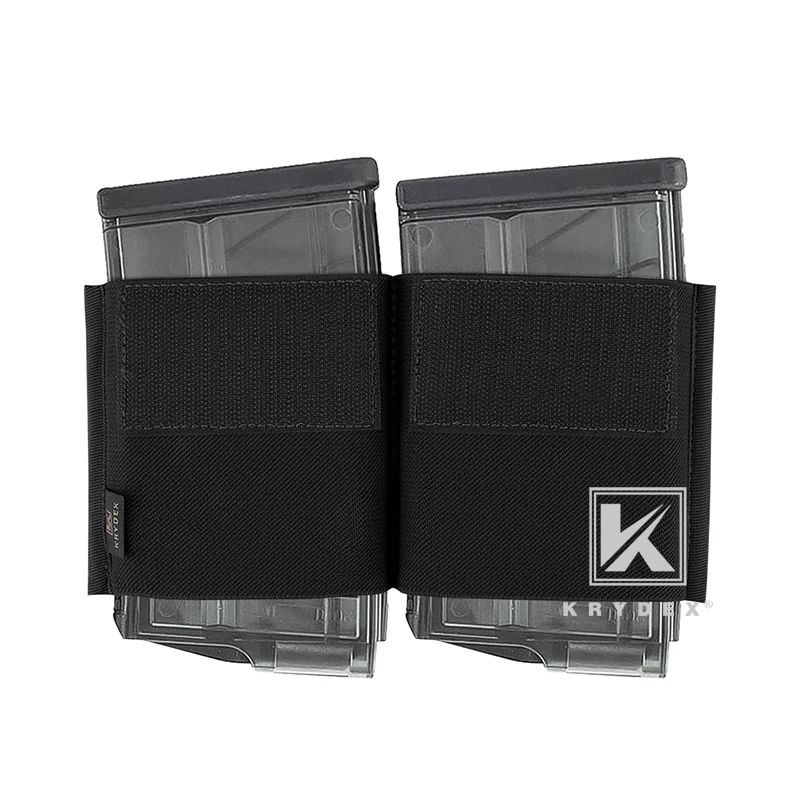 KRYDEX-bolsa de inserción de revista doble estilo Spiritus, 7,62 HK, para Micro Fight MK3 MK4, aparejo de pecho, soporte de revista elástico incorporado - imagen 2