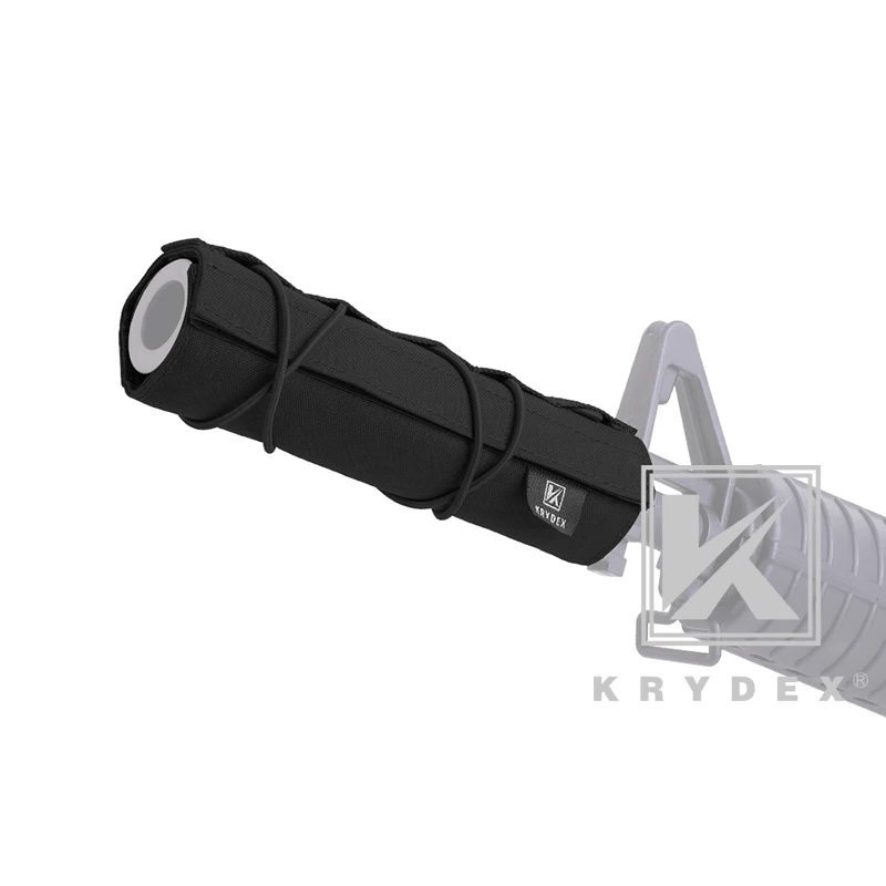 KRYDEX-funda protectora de silenciador táctico, accesorio Protector de silenciador de nailon para Surefire FA762K, 18CM - imagen 4