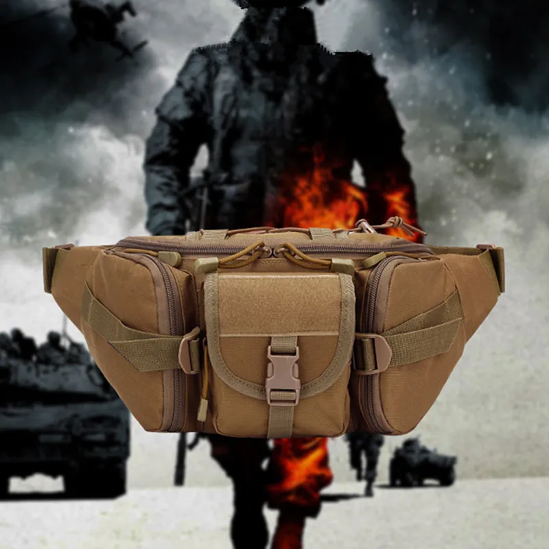 Riñonera táctica impermeable para hombre, bolsa de viaje, militar, Oxford, teléfono móvil - imagen 4