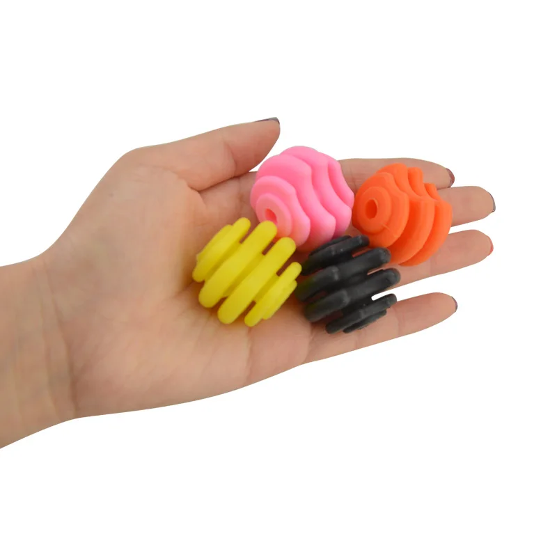 Bolas de goma estabilizadoras para tiro con arco, 1 unidad, soporte supresor, accesorios para arco compuesto - imagen 4