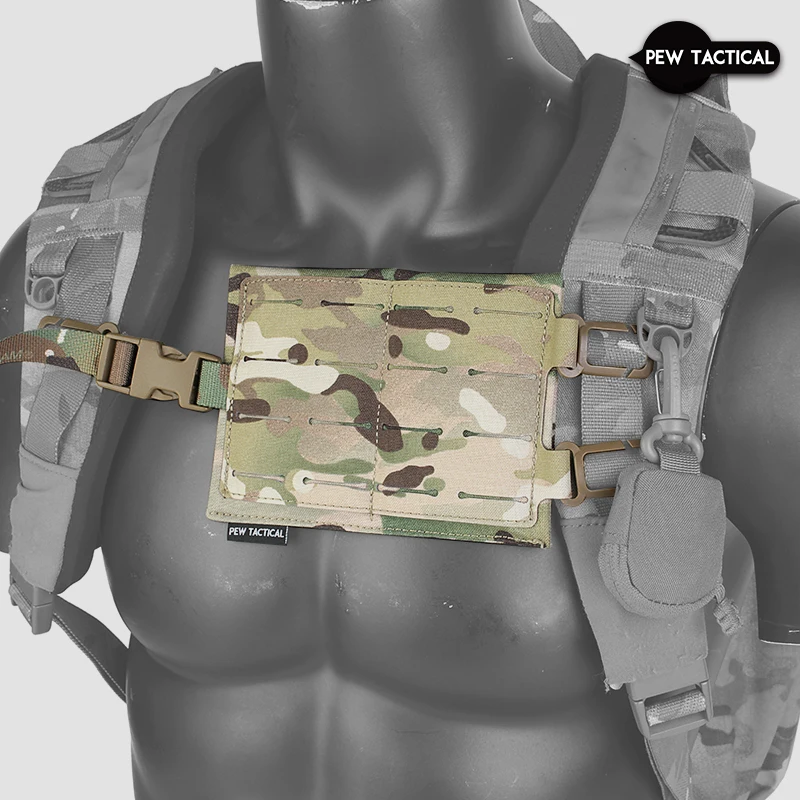 PEW TACTICAL Plataforma MOLLE 3x4 para plataformas cofre y mochilas Equipo de caza UA55 - imagen 3