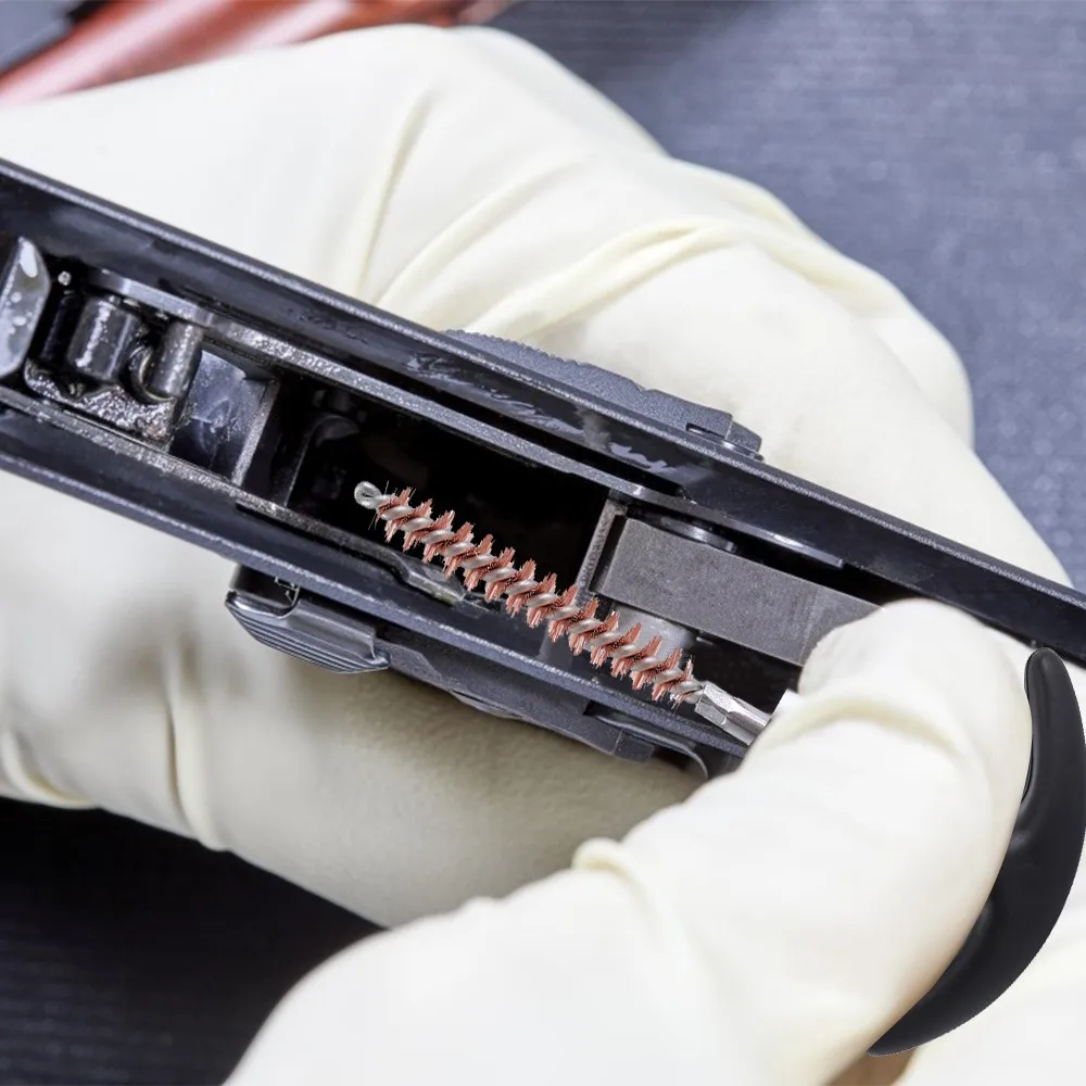 Juego de Kit de limpieza de pistola táctica, pistola Universal, varilla de Rifle, parches de cepillo, herramienta de limpieza 12GA, 20ga 22cal,. 17cal,. 2235,5 - imagen 5