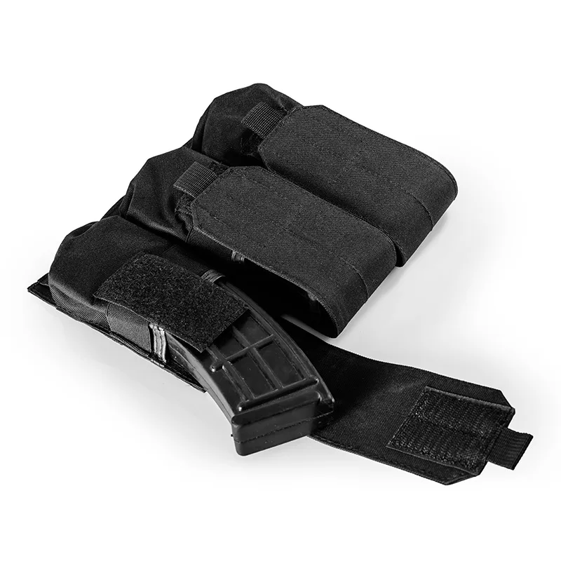 Bolsa de revistas de nailon 1000D Universal de 3 bandas, bolsa de revistas tipo Flip, pistola de aire militar, equipada con bolsa de revistas táctica militar - imagen 3