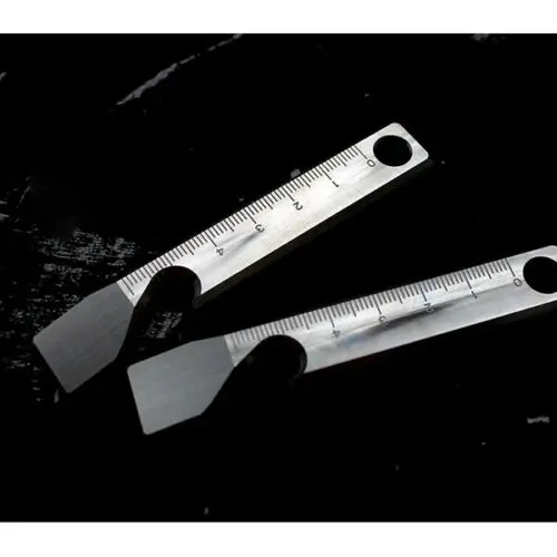 Llavero colgante de titanio, herramienta EDC, abrebotellas, regla de escala - imagen 3