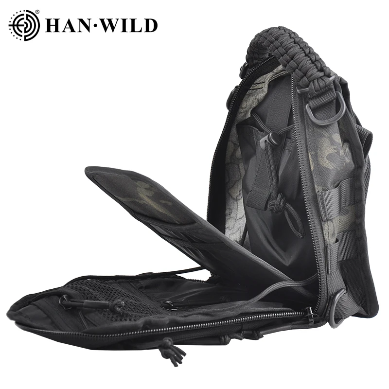 HAN WILD mochila de senderismo, bolso de hombro para escalada deportiva, táctica, Camping, caza, pesca, Trekking, militar, al aire libre, 15-20L - imagen 2