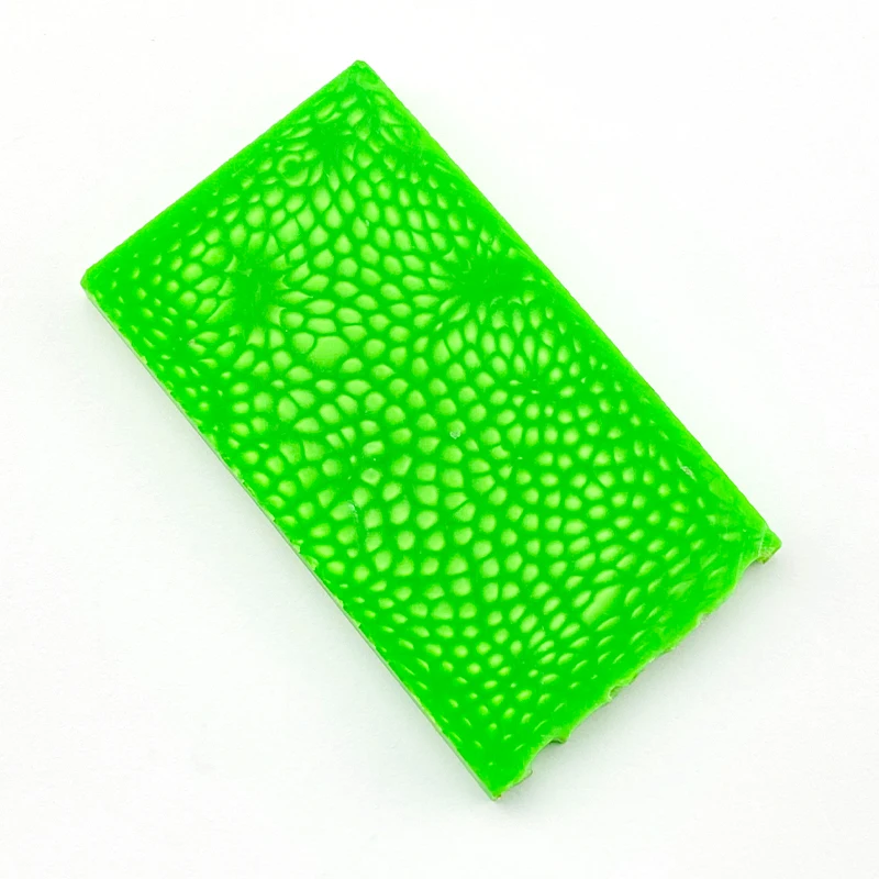 2 piezas de Material de resina con patrón de Squama para hacer mango de cuchillo DIY, Material compuesto, Material artesanal, 90x50x8mm - imagen 4