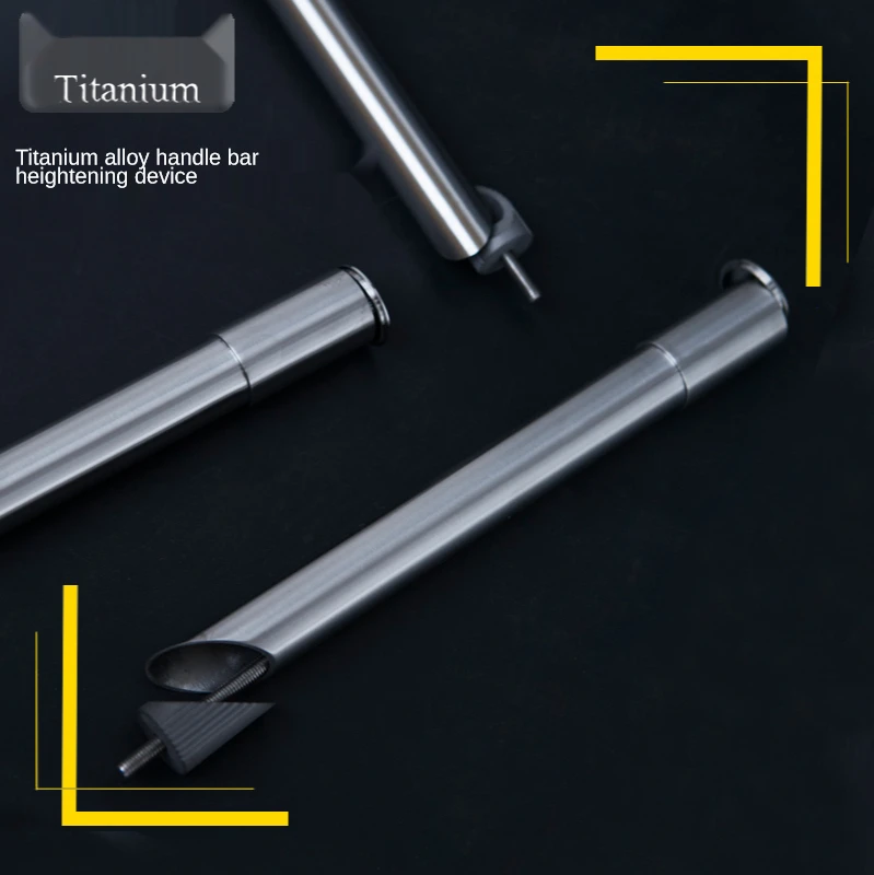 Extensión de horquilla delantera para bicicleta de montaña, aleación de titanio, 25,4 a 28,6 - imagen 2