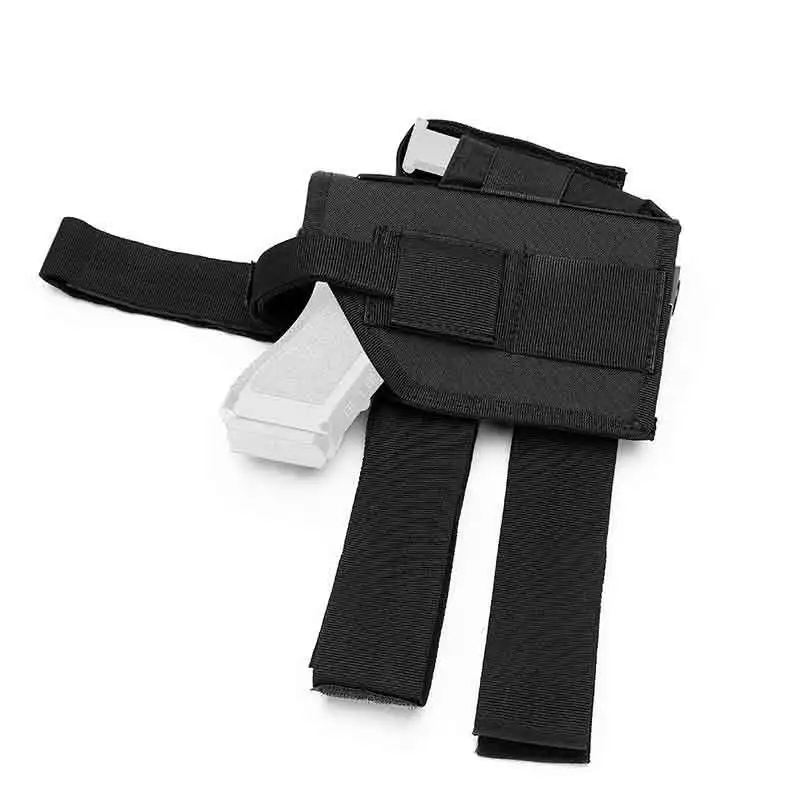Funda de pistola de nailon táctica multifuncional para mano izquierda o derecha, funda de pistola de caza, bolsa Universal para cargador - imagen 3