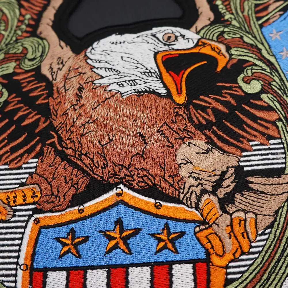 In God We Trust parche bordado águila para chaqueta motociclista - imagen 5
