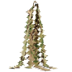Tiras Ghillie Multicam para confeccionar traje ocultación rifle