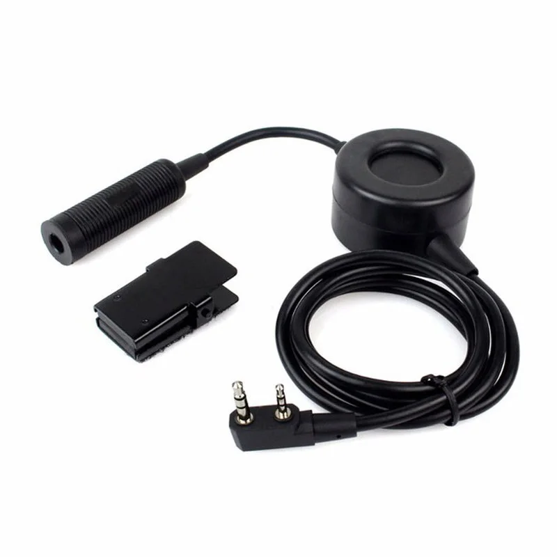 Adaptador de auriculares táctico PTT TCI PTT, adecuado para walkie-talkie, reducción de ruido, auriculares de tiro de caza - imagen 3