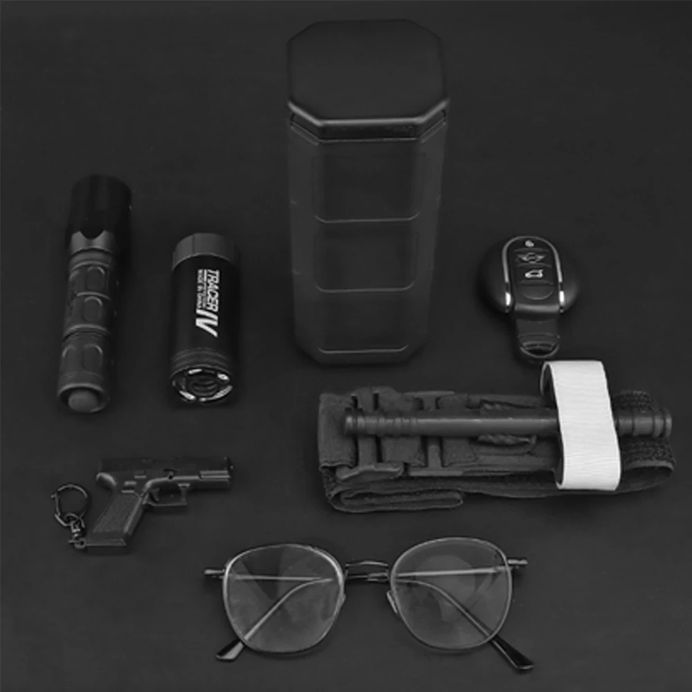 Estuche de herramientas táctico a prueba de golpes, torniquete portátil para caza al aire libre, Camping, linterna, almacenamiento de llaves, estuche rígido para gafas, equipo - imagen 5