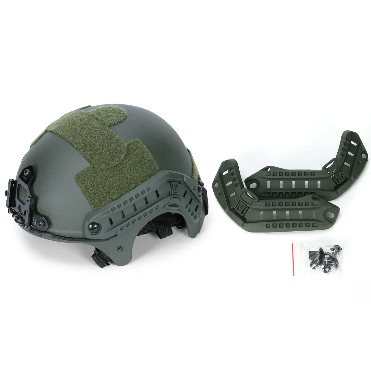 Rieles laterales para casco de combate militar táctico, rieles de guía para casco de caza rápida, ACH-MICH de arco protector, 1 par - imagen 3