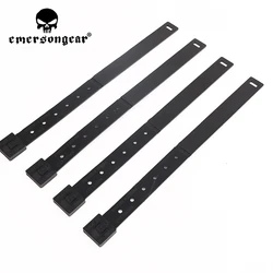 Emersongear 4 unids/set Clips largos de malicia bolsa táctica correa de conexión MOLLE versión larga para chaleco de caza Airsoft BD8230