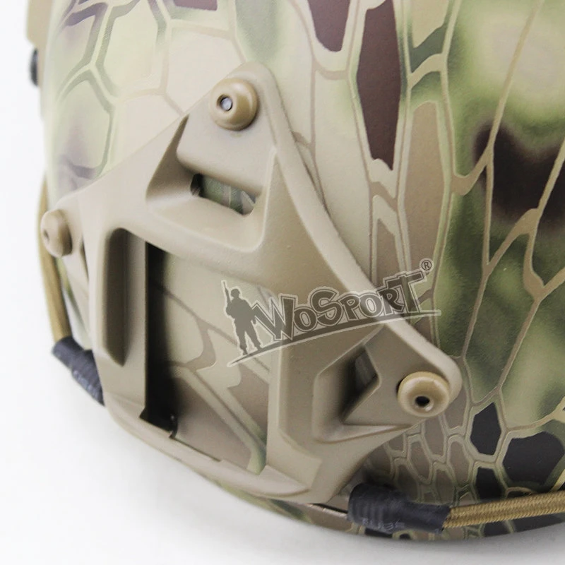 Casco táctico de tiro, estilo militar, SWAT, combate MH, tipo rápido, para tiro, Airsoft, Paintball, CQB - imagen 5