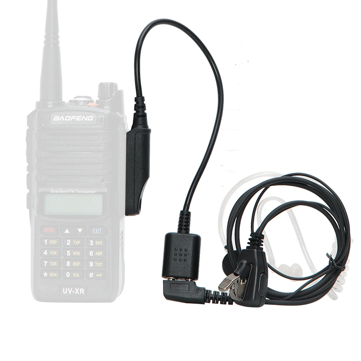 Baofeng UV-9R Plus Cable Adaptador Auriculares Dos Pines Micrófono - imagen 5