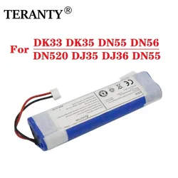 Batería Para Ecovacs Deebot DJ35 Deebot DJ36 Deebot DK35 Deebot DK36 DK520 DN520 DN55 S08-LI-144-2500, 14,8 v, 2800mAh