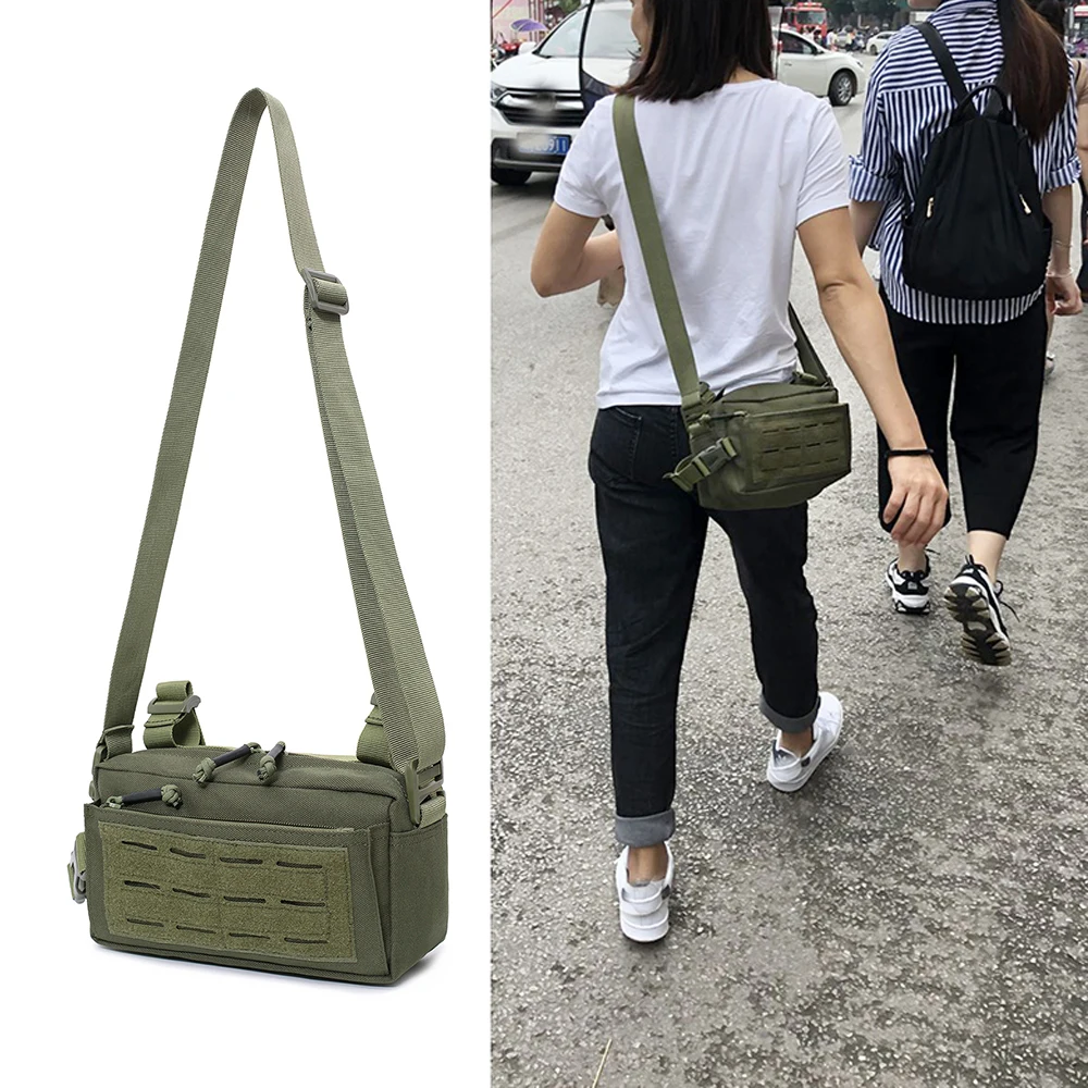 Bolsa Mensajero Táctica - Vista lateral