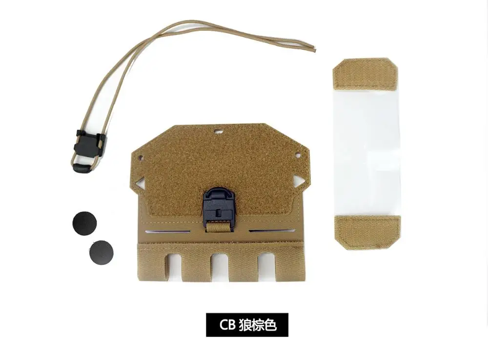 Accesorio de Panel frontal de liberación rápida, bolsa de teléfono móvil, soporte de Panel Visual, bolsa de administrador para chaleco táctico Molle / FCSK - imagen 5